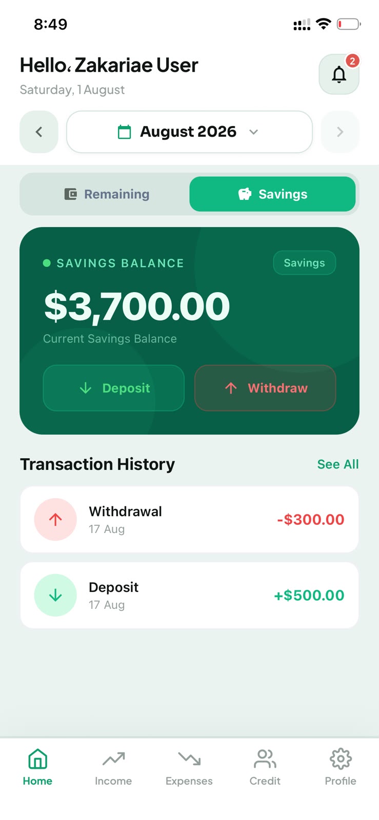 Savings